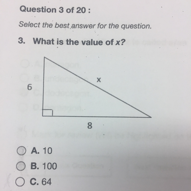 What is the value of x ?-example-1