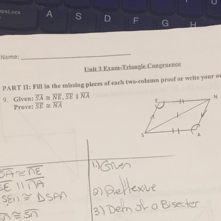 Plz explain and prove the triangles congruence.-example-1