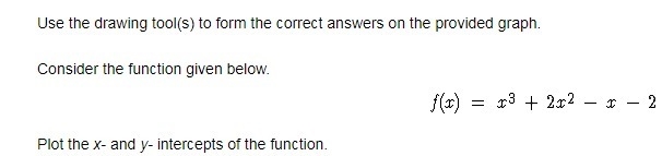 Plot the x- and y- intercepts of the function.-example-1