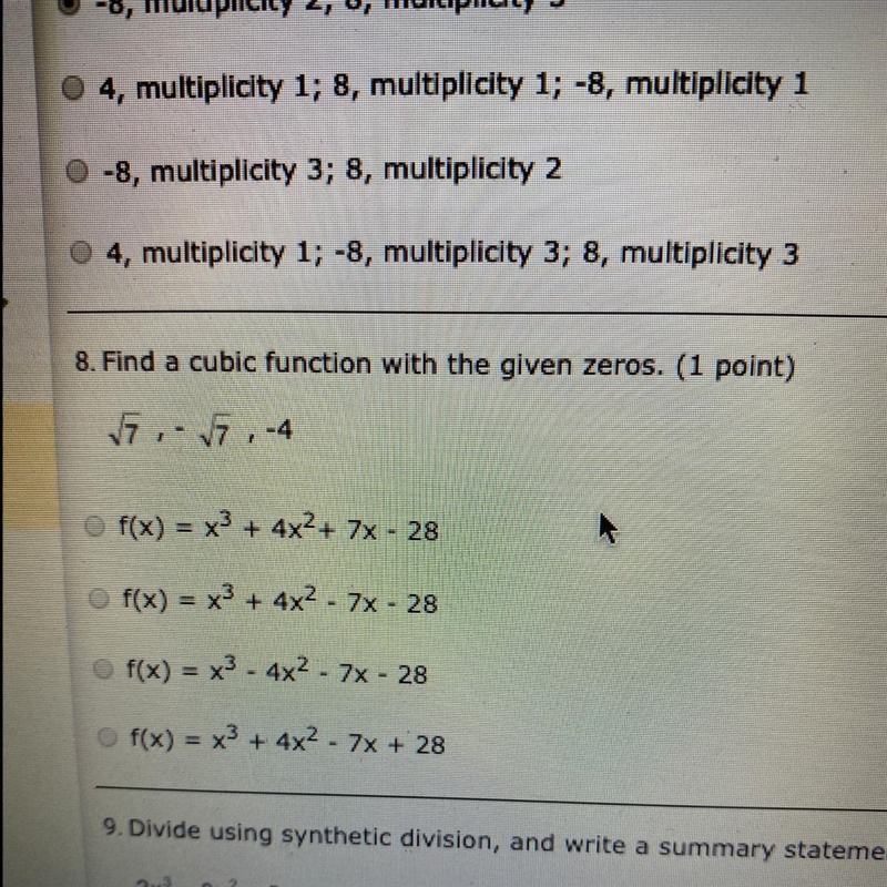 Please help with #8!-example-1