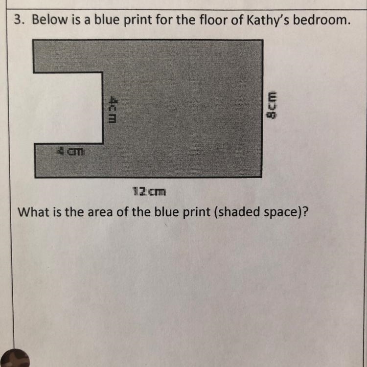 What is the area of the blue print (shaded space)-example-1