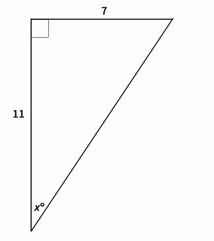 What is the value of x to the nearest degree? 82 85 32 58-example-1