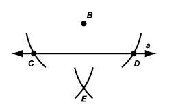 What is the best next step in the construction of a line that passes through point-example-1