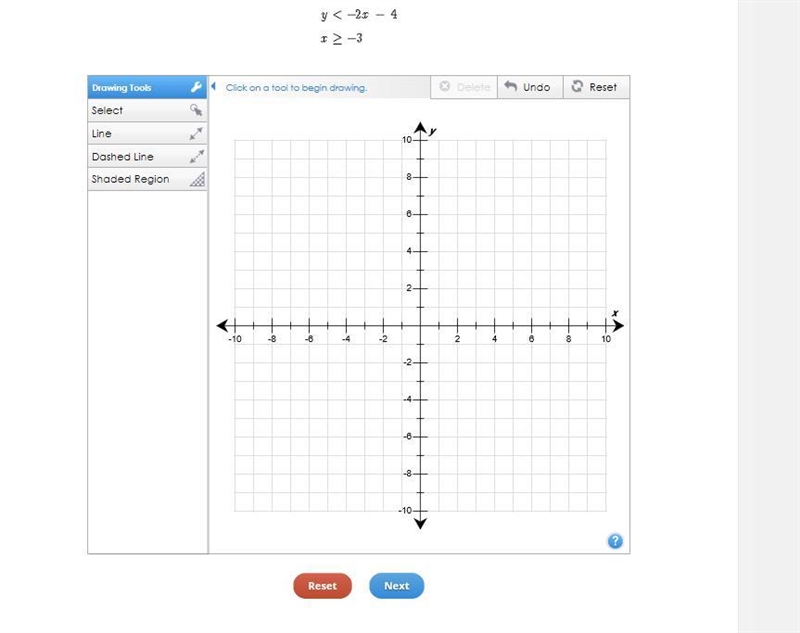 Graph the solution to the following system of inequalities in the coordinate plane-example-1