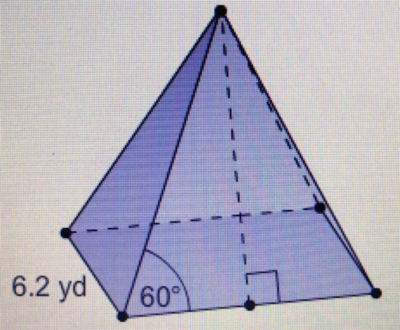 What is the surface area of this square pyramid? round your answer to the nearest-example-1