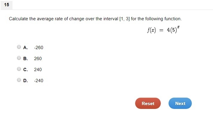 Calculate the average rate of change over the interval [1, 3] for the following function-example-1