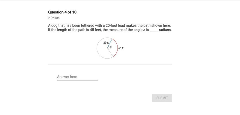 50 POINTS!! :) A dog that has been tethered has a 20 foot lead makes the path shown-example-1