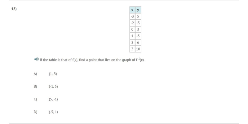 PLEASE HELP ASAP!!! CORRECT ANSWER ONLY PLEASE!!! If the table is that of f(x), find-example-1