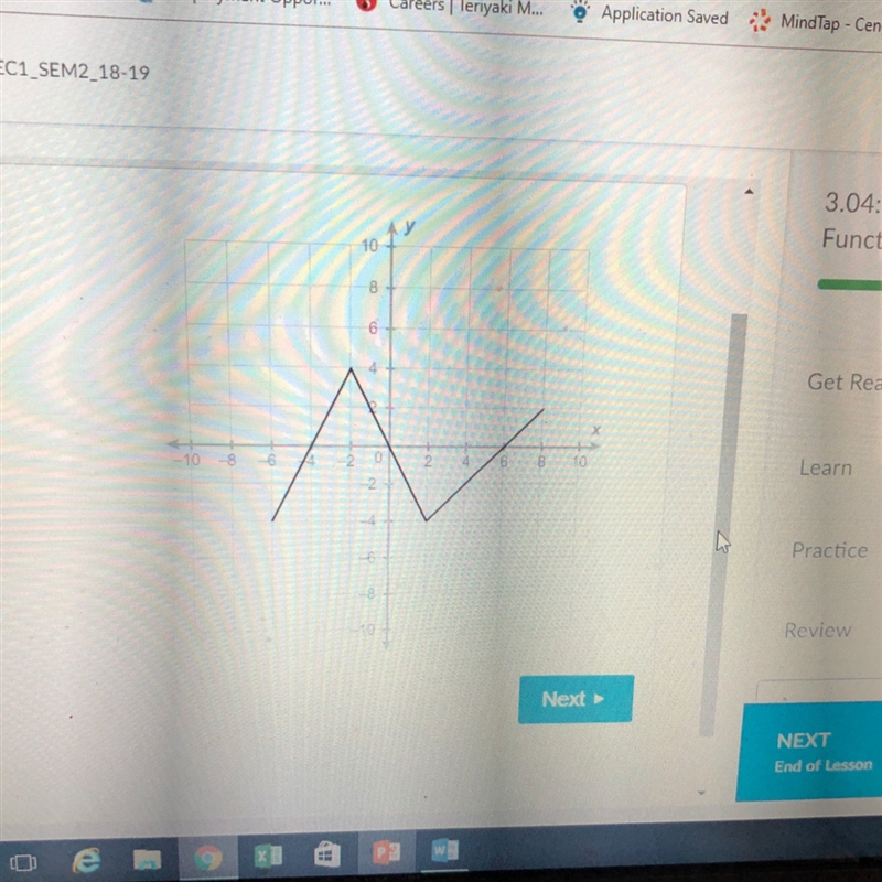 For which intervals is the function negative? Select each correct answer A [-6, -4) B-example-1