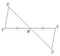 A. Stephan says that ΔXWV ≅ ΔUWS by the SAS congruence postulate. Do you Agree or-example-1