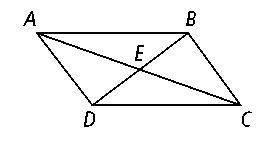 1. Algebra Find the values for x and y in ABCD. AE = 4x, EC = 5y – 2, DE = 2x, EB-example-1