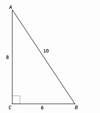 What is the tangent ratio for ∠A? 6/8 8/6 10/8 8/10-example-1