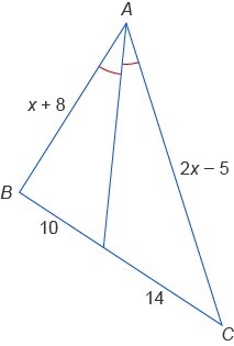 What is value of x? Enter your answer in the box. x =-example-1