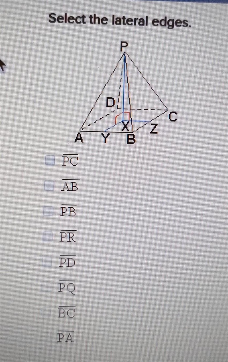 Select the lateral edges. ​-example-1