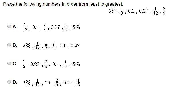 Order from least to greatest-example-1