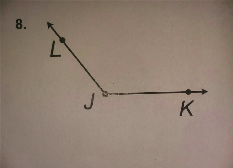 Name the type of angle shown. Calculation Tip: Common types of angles are zero, straight-example-1