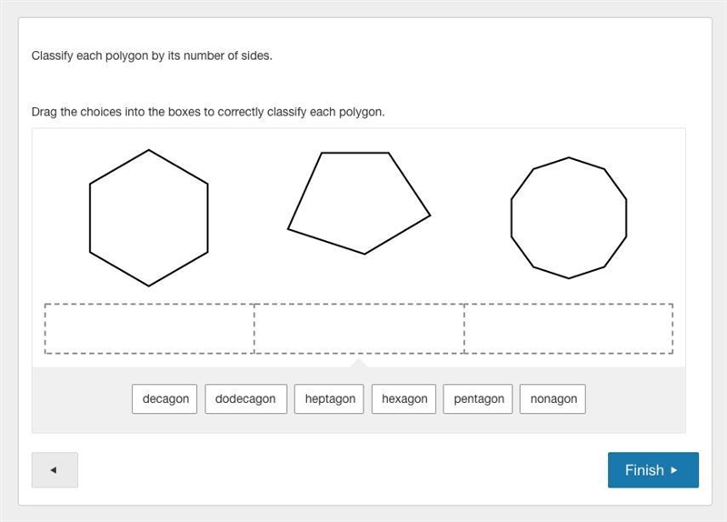 Question One: Which figures are polygons Question Two: The interior angles formed-example-5