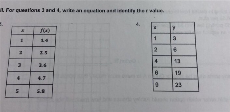 Write an equation and identify the r value-example-1