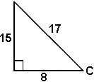 PLEASE HELP ASAP!! sin ∠ C = 15/8 8/15 15/17 8/17-example-1