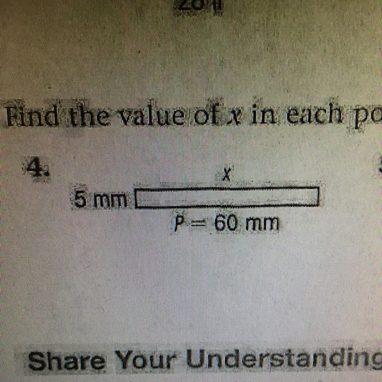 Find the value of x in the polygon.-example-1