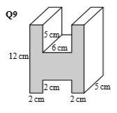 Find the volume of the following solid:-example-1