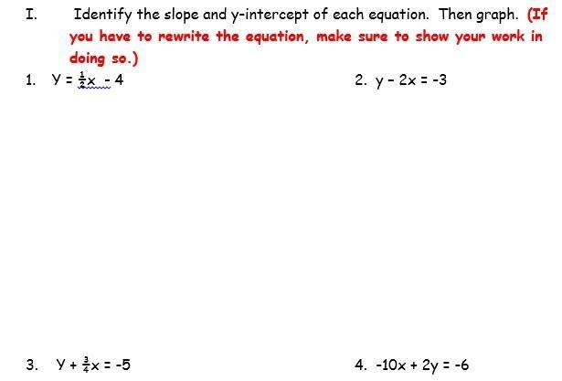 SLOPE INTERCEPT // ALGEBRA I-example-1