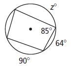 What is the value of z? a.77 b.95 c.126 d.154-example-1