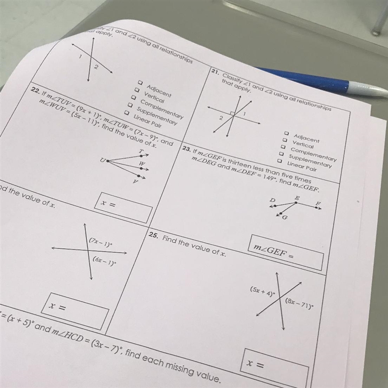 I have a geometry test I’m gonna fail. If you know any of these answers please put-example-1