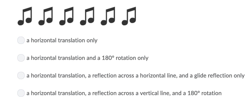 Which transformations map the strip pattern onto itself-example-1