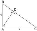 GEOMETRY PLZ HELP The figure shows three right triangles. Triangles ABD, CAD, and-example-1