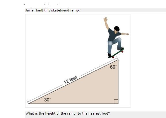 What is the height of the ramp to the nearest foot?-example-1