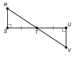 Is ∆RST ≅ ∆VUT ? Justify your answer below.-example-1