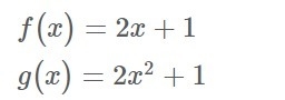 Taylor graphs the system below on her graphing calculator and decides that f(x)=g-example-1