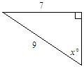 Find the value of x. Round to the nearest degree. show your work.-example-1