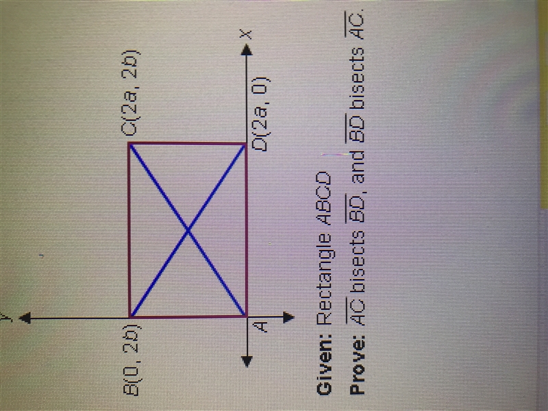 PLEASE HELP ASAP!!! What is the midpoint of AC? A. (4a, 4b) B. (2a, 2b) C. (a, b) D-example-1