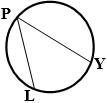 PLS HELP SQDANCEFAN!!!!!!! Given: circle k(O), the measure of arcs PL=80°, PY=150° Find-example-1