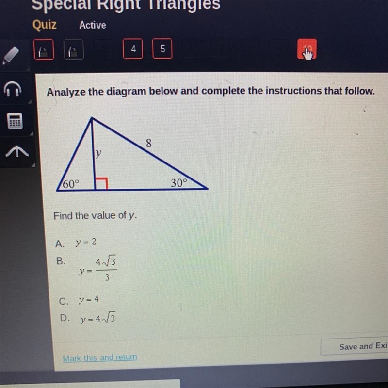 Find the value of x and the value of y.-example-1