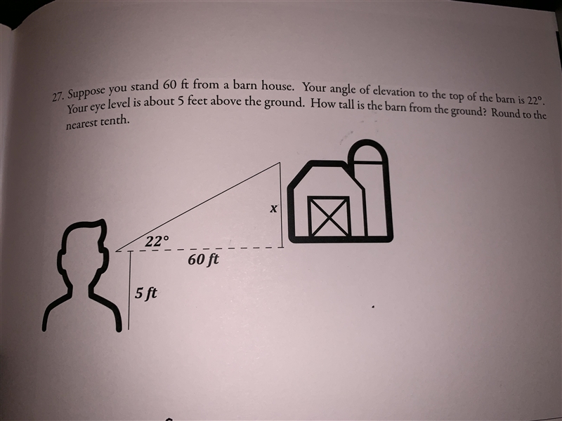 Elevation and depression in mathematics. Questions in images. Thanks!-example-1