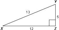 Question 1. Part 1: Use the trigonometric ratios sine, cosine, and tangent to answer-example-1