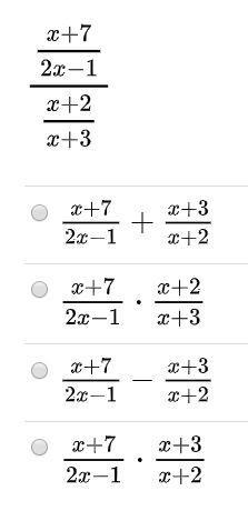 Which expression is equivalent to the expression?-example-1