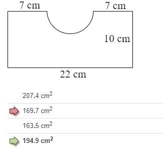 Identify the area of the figure rounded to the nearest tenth. Please give me a step-example-1