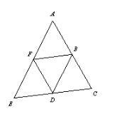 1. Points B, D, and F are midpoints of the sides of △ACE. EC = 38 and DF = 16. Find-example-1