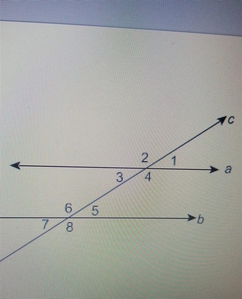 In the figure, a || b and m<1 = 34º. . What is the m<5 ? helppp plzzzz​-example-1