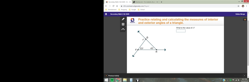 What is the value of x.-example-1