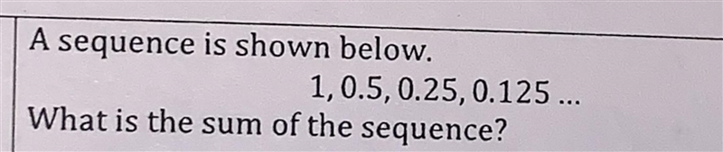 The sequence is shown below what is the sum of the sequence?-example-1