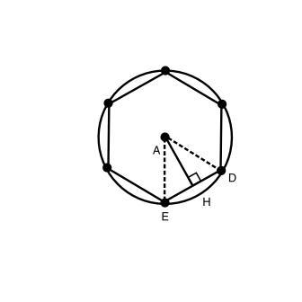 Circle A has a radius with the length of 5 units. Calculate the exact length of the-example-1