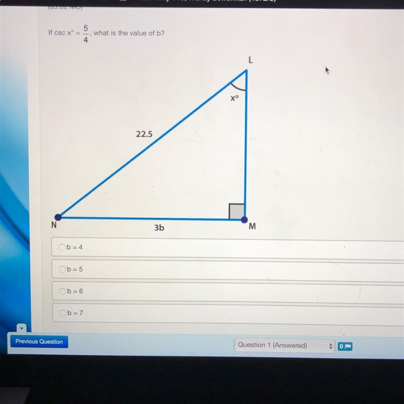 What is the correct value of b?-example-1