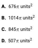 What is the surface of a sphere with a radius of 13 units?-example-1