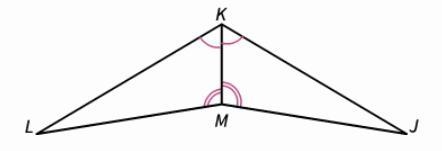 Given: ∠LKM ≅ ∠JKM ∠LMK ≅ ∠JMK Prove: ∆LKM ≅ ∆JKM Which method can you use to prove-example-1