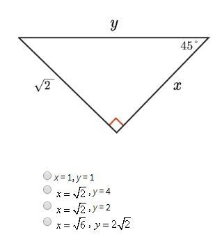 Find the values of x and y.-example-1